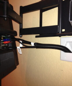 VideoSecu MW380B5 Full Motion Articulating TV Wall Mount Bracket for Most 37"-70" LED LCD UHD Plasma HDTV Up to 125 lbs with 684x400 600x400 400x400 150x100mm, Dual Arm Pulls Out Up to 14" AW9 82 71uMBGokQAL