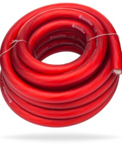 Alternative view of InstallGear Dual 1/0 Gauge Amp Wiring Kit | Amp Kit with 4 Amplifier Installation Wiring True Spec and Soft Touch Wire | 4 Gauge Wire, 1/0 Gauge Amp Kit, Amplifier Wiring Kit, Sub Wiring Kit 0 Gauge (Dual) Red
