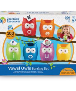 Learning Resources Vowel Owls Sorting Set, Word Recognition, Assorted Colors, Set of 6, Ages 5+ 21 71uMOSoot5L