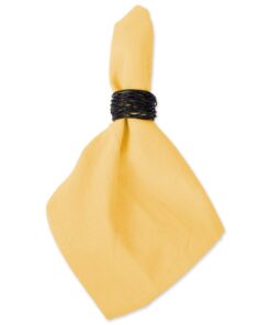 DII Solid Napkin Set Collection, 20x20, Yellow, 6 Piece 18 71uMbenZbL