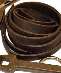 TOFL Genuine Top-Grain Leather Strap | 72 Inches Long | 1/2 Inch Wide | 1/8 Inch Thick (7-8 oz) | 1 Leather Strip for DIY Arts & Craft Projects, Clothing, Jewelry, Wrapping | Dark Brown 1/8 Inch Thick (7-8 oz) 9 71uN3 UNWfL