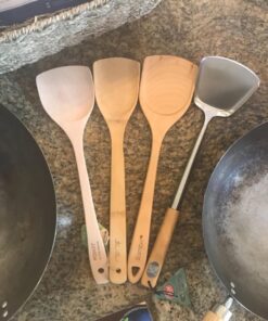 TableCraft Bamboo Handle Wok Spatula, 14.5-Inch 18 71uOooFRv1L