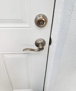 Kwikset - Kevo 99250-202 Kevo 2nd Gen Bluetooth Touch-to-Open Smart Keyless Entry Electronic Deadbolt Door Lock Featuring SmartKey Security, Satin Nickel 42 71uPTXCfMmL