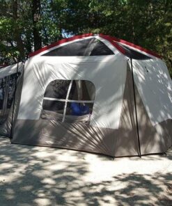 Wenzel Klondike 8 Person Water Resistant Tent with Convertible Screen Room for Family Camping Grey/Taupe 83 71uQF07lr4L