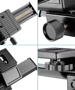 Neewer 4-Way Macro Focusing Focus Rail Slider/Close-Up Shooting for Canon Nikon, Pentax, Olympus, Sony, Samsung and Other Digital SLR Camera and DC with Standard 1/4-Inch Screw Hole 33 71uRA6G2cHL