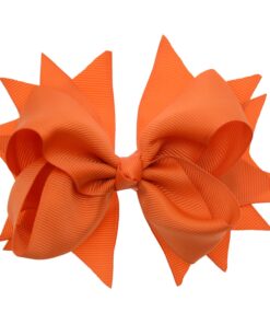 LCLHB 5 inch Layered Hair Bows Clips Hair Accessories for Toddler Little Girls Adults (Pack Of 12) Vintage Pure 16 71uRXJ PFqL