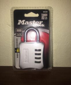 Master Lock Resettable Combination Locker Lock, Lock for Gym and School Lockers, Colors May Vary 1 Pack 58 71uRZY4qBGL