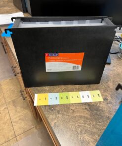 Smead Poly Hanging Expanding File, 12 Indexed Dividers, Retractable Hooks, Letter Size, Black (65125) 17 71uRa9qsHOL