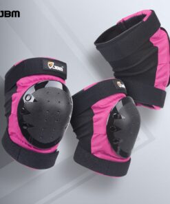 JBM Adult & Kids Knee Pads Elbow Pads Wrist Guards 3 in 1 Protective Gear Set for Skateboarding, Skating, Inline Skating, Roller Skating, Scooter, Biking and Multi-Sports Pink Small (3-11 years) 23 71uRrKmjUML