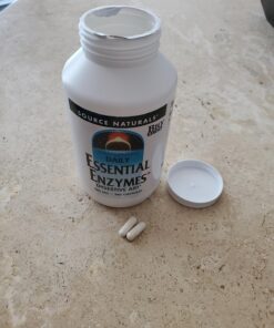 Source Naturals Essential Enzymes 500mg Bio-Aligned Multiple Enzyme Supplement Herbal Defense for Digestion, Gas, Constipation & Bloating Relief - Supports A Strong Immune System - 360 Capsules 360 Count (Pack of 1) 12 71uRwolDdL