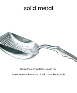 DuraScoop® Premium Multicat Cat Litter Scoop | Solid Metal | Litter Box Tray Pan Sifter Random Color 38 71uSVbaAukL