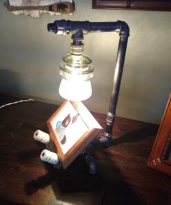 Creative Hobbies 5 Pack of Rotary Style On/Off Canopy Light Switch, Lamp Switch, 3/1 amps at 125/250V, Metal Bushing with 6 Inch Wire Leads Stripped Ends 42 71uSX889ENL