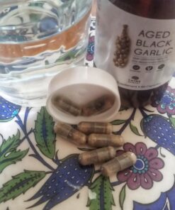 Aged Black Garlic Capsules - Garlic Pills - Less Odor - 60 Capsules - Allium Sativum Supplement - More Effective Than Allicin 27 71uSmt0hPL