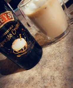 JoyJolt Double Wall Glass Coffee Mugs - 13.5oz Double Walled Glasses, Thermal Borosilicate Glass Insulated Coffee Mug. Clear Coffee Glass Cup, Cappuccino Mug, Iced Coffee Cup, Tea Mugs 46 71uStDW332L