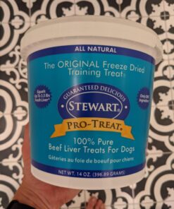 Stewart Freeze Dried Dog Treats, Beef Liver, Grain Free & Gluten Free, 14 Ounce Resealable Tub, Single Ingredient, Made in USA, Dog Training Treats 14 Ounce (Pack of 1) 38 71uSuayO3wL 2