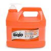 GOJO NATURAL ORANGE Pumice Hand Cleaner, 1 Gallon Quick Acting Lotion Hand Cleaner with Pumice Pump Bottle (Pack of 1) – 0955-02 128 Fl Oz (Pack of 1) 21 71uTL5aTpKL
