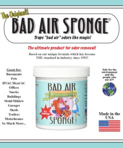 Bad Air Sponge The ORIGINAL Odor Absorbing Neutralant, 14oz(Packaging May Vary) 14 Ounce (Pack of 1) 23 71uUwDmIh8L