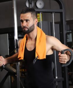 Rainleaf Microfiber Towel Perfect Travel & Sports &Camping Towel.Fast Drying - Super Absorbent - Ultra Compact.Suitable for Backpacking,Gym,Beach,Swimming,Yoga Orange 40.00" x 20.00" 11 71uVYfK0zL 1