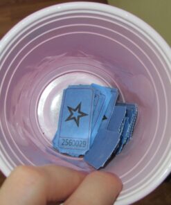 Blue Single Roll Raffle Tickets W/Star, 2000 Tickets 7 71uWCxqq8NL