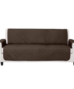 Furhaven Water-Resistant & Reversible Sofa/Couch Cover Protector for Dogs, Cats, & Children - Two-Tone Pinsonic Quilted Living Room Furniture Cover - Espresso/Clay, Sofa Reversible Two Tone Espresso & Clay 16 71uWb5NcjsS 2