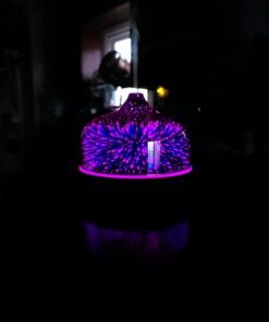 Porseme 500ml Essential Oil Diffuser 3D Glass Aromatherapy Ultrasonic Humidifier - Auto Shut-Off, Timer Setting, BPA Free for Home Hotel Yoga SPA Gift F2-500ml Rose Gold Giant 43 71uX26oYAkL