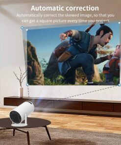 LIMIMART 40"-130" Smart Mini Projector 5G WIFI, Support 4K, Big Screen Experience with Premium 360 Sound, 5.0 Bluetooth Movie Projector Compatible With Android/iOS/Windows/TV Stick/HDMI/USB/Audio 3.5 22 71uX3EUKLDL