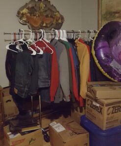 DecoBros Supreme Commercial Grade Double Rail Garment Rolling Rack, Chrome Finish 23 71uXAW QtVL