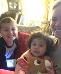 Rudolph the Red - Nosed Reindeer - Stuffed Animal Plush Toy with Music & Lights Rudolph 22 71uXXM1lNDL