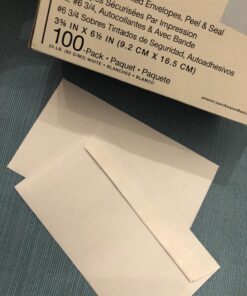 Amazon Basics #6 3/4 Security-Tinted Envelopes with Peel & Seal, 300-Pack, White 21 71uXxYsJ9RL