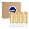 NIVEA Vanilla Buttercream Lip Care - All Day Moisturizing Lip Balm for Soft Lips - Pack of 4 43 71uY1O 1LsL
