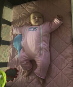 Baby Merlin's Magic Sleepsuit - 100% Cotton Baby Transition Swaddle - Baby Sleep Suit 6-9 Months Pink 37 71uYXWn mL