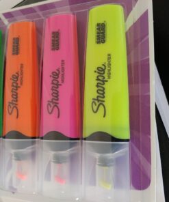 SHARPIE Clear View Highlighters, Chisel Tip, Assorted Colors, 4 Count 4 Count Assorted 17 71uZNEd2oyL