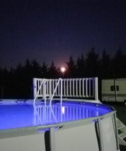 GAME 4306-BB Magnetic LED Changing Pool Wall Light with Remote Control 100% Waterproof & Submersible, 3", 12 Colors Plus 4 Modes 28 71uZVSOT8bL