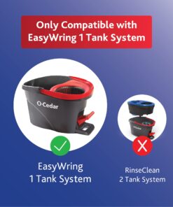 O-Cedar EasyWring Spin Mop Microfiber Refill, White Packaging May Vary Standard EasyWring Refill 31 71uZmbVE ML