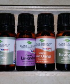 Plant Therapy Top 6 USDA Organic Essential Oil Set - Lavender, Peppermint, Eucalyptus, Lemon, Tea Tree 100% Pure, Natural Aromatherapy, for Diffusion & Topical Use, Therapeutic Grade 10 mL (1/3 oz) Top 6 Organic 0.33 Fl Oz (Pack of 6) 41 71ua4JowLhL