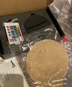 LDREAMAM Gravity 3D Falls Bill Cipher Wheel Lighting Decor Gadget Lamp , Acrylic, Awesome Gift (MT026) 17 71ub0MF0xL