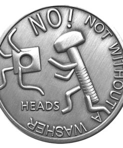 Alternative view of Thompson Emporium Man Humor Plug Me in Heads & Tails Good Luck Novelty Coin - Gift for Men