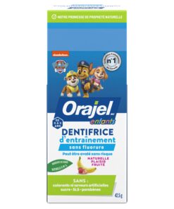 Orajel Kids Paw Patrol Fluoride-Free Training Toothpaste, Natural Fruity Fun Flavor, #1 Pediatrician Recommended , 1.5oz Tube 19 71ubV1BVX8L