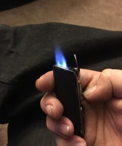 Scorch Torch Triple Jet Flame Butane Cigarette Torch Lighter with Cigar Punch Attachment Black 25 71ubZbtGFEL