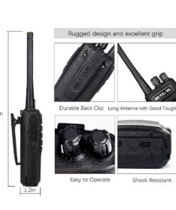 Retevis RT21 2 Way Radio Long Range, Walkie Talkies for Adults, Heavy Duty Rechargeable Two Way Radios with Six-Way Charger, for Manufacturing Education(6 Pack) with 1100mAh battery 11 71uc302fGXL