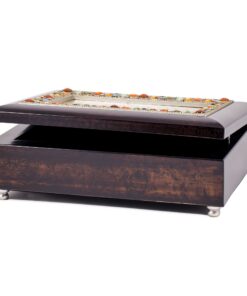 Cottage Garden My Wish for You to Embrace Life Amber Earth Tone Jeweled Music Box Plays Edelweiss 14 71ucs5mK0yL