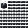 Retisee 100 Pcs Halloween Tea Light Flameless LED Candle Lights Bulk Battery Operated Votive Flickering Led Candles for Halloween Party, Fall Home Decor (Black,1.4'' x 1.4'' x 1.6'') 1.4'' x 1.4'' x 1.6'' Black 33 71udUIbRx8L