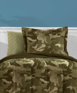 Dream Factory Boys Army Green Desert Camo Comforter Set, Multi, Twin 25 71udwX2hooS 1