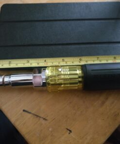 Klein Tools 32807MAG 7-in-1 Nut Driver, Magnetic Driver has SAE Hex Nut Sizes 1/4 to 9/16-Inch, Cushion Grip Handle for Added Torque 50 71ueLiRc4L