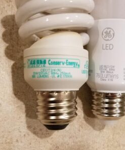 GE Lighting 79368 LED Bright Stik 10-watt (60-Watt Replacement), 760-Lumen Light Bulb Non-Dimmable with Medium Base, Soft White, 1 Box (3 Bulbs Total) 30 71ueNBHJPRL