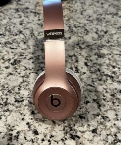 Beats Solo3 Wireless On-Ear Headphones - Apple W1 Headphone Chip, Class 1 Bluetooth, 40 Hours of Listening Time, Built-in Microphone - Rose Gold (Latest Model) Without AppleCare+ 46 71uf71aE3xL