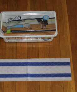 Bona Hardwood Floor Disposable Wet Cleaning Pads - 12 cleaning pads per pack - unscented - Use with Bona Mops - Residue-Free Floor Cleaning Solution for Wood Floors 34 71uf76sALRL