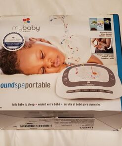 MyBaby SoundSpa White Noise Machine for Babies | 6 Soothing Lullabies for Newborns, Sound Therapy for Travel, Relaxing, Kids, Newborns, Baby Songs, Adjustable Volume, Auto-off Timer, By HoMedics 1 Count (Pack of 1) 42 71ufDSZUhvL