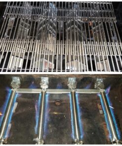 Hisencn Grill Parts for Charbroil Replacement Parts 463244012 463244011 463257010 463247310 463243911 463247412 463247512, Stainless Replacement for 463247109 Commercial Series 4 Burner Gas Grills Silver 24 71ufIaY3uEL