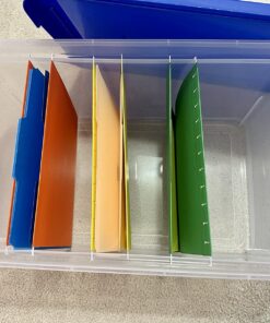 Amazon Basics Hanging Organizer File Folder, Letter Size, Assorted Colors - Pack of 25 35 71ufssYRqjL